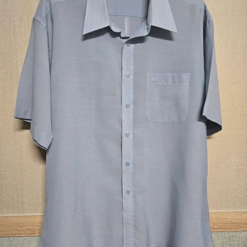 [BUNJANG] Balenciaga Short Sleeve Shirt Blue / 발렌시아가 반팔 셔츠 블루