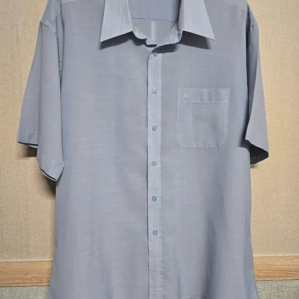 [BUNJANG] Balenciaga Short Sleeve Shirt Blue / 발렌시아가 반팔 셔츠 블루