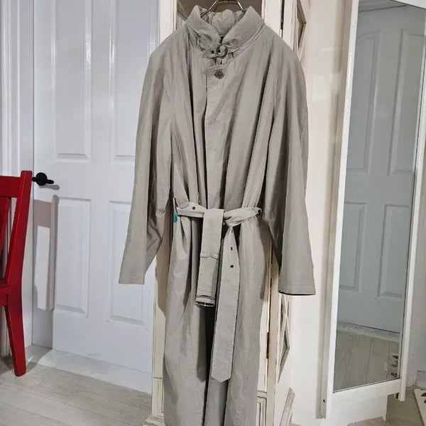 [BUNJANG] Italian Beige Trench Coat with Belt / 트렌치코트 베이지색 벨트 포함