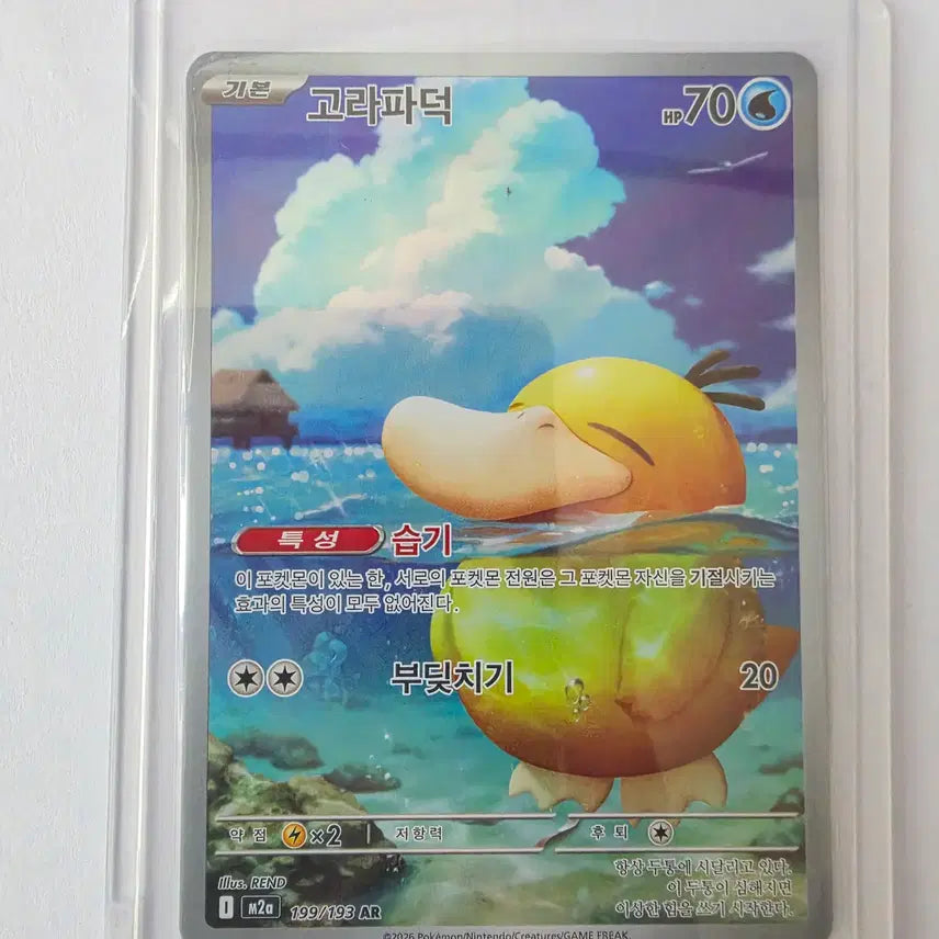 [BUNJANG] Pokemon Card Golduck AR Single Card / [싱글카드] 포켓몬카드 고라파덕 AR