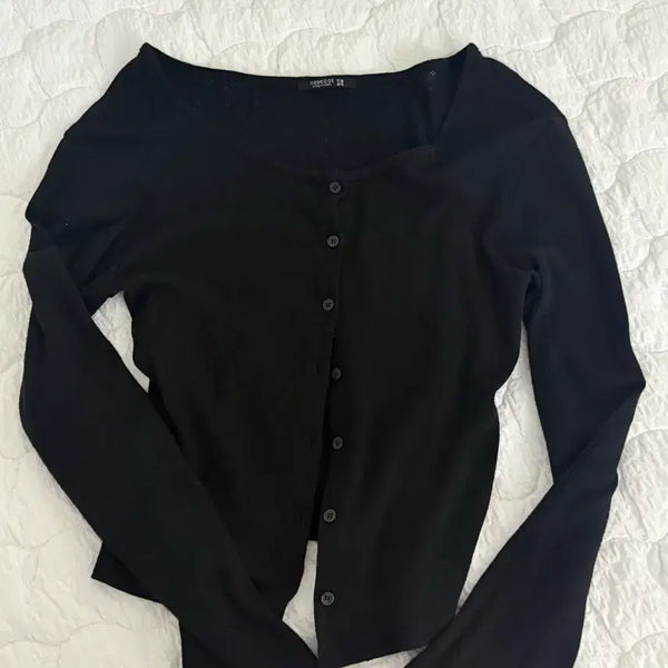 [BUNJANG] Black Cardigan / 블랙 가디건