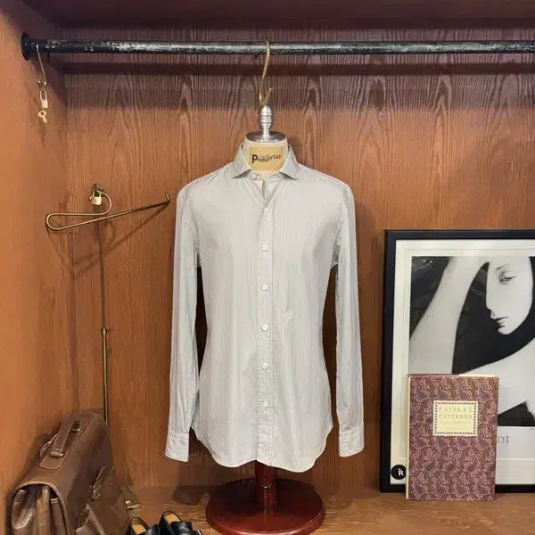 [BUNJANG] Salvatore Piccolo Hand-Stitched Cotton Shirt / 살바토레 피콜로 셔츠 103~105