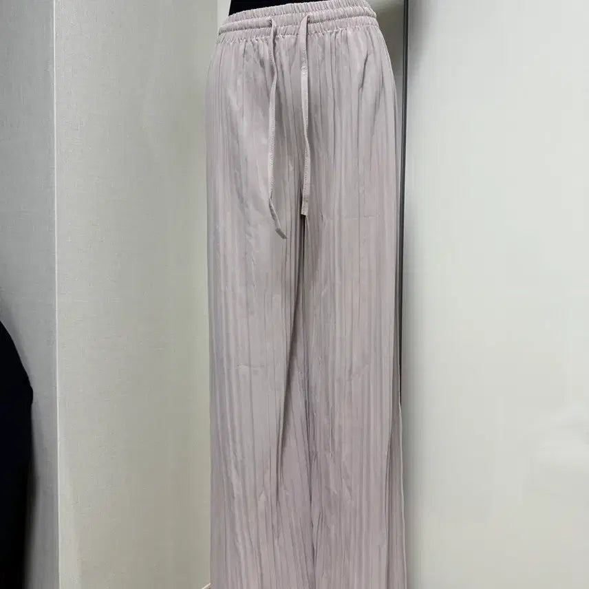 [BUNJANG] Indie Pink Summer Pleated Pants / (새상품) 인디핑크 여름 플리츠 주름 팬츠