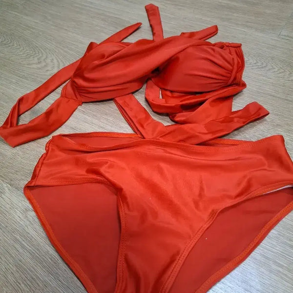 [BUNJANG] Orange Bikini / 비키니