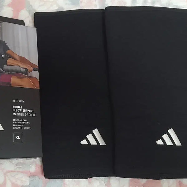 [BUNJANG] Adidas High Elasticity Elbow Support Brace Set (2 Pieces) / ( 새상품급 )   아디다스 고탄력 팔꿈치 보호대 2개 세트