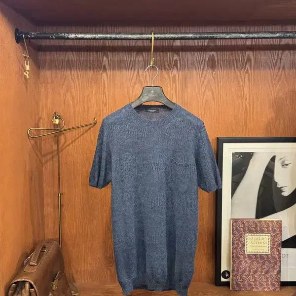 [BUNJANG] Roberto Collina Summer Knit Cotton Linen Blend Sweater Size 100 / 로베르토꼴리나 썸머니트 100