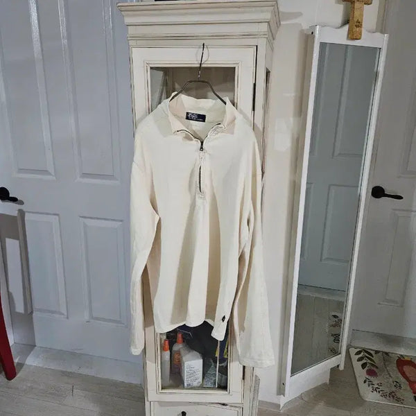 [BUNJANG] Polo Ralph Lauren Sweatshirt Ivory / 폴로 랄프로렌 맨투맨 아이보리