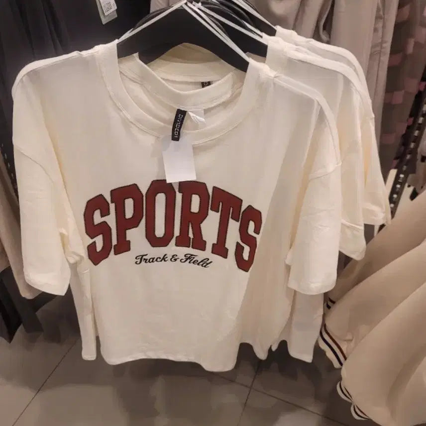 [BUNJANG] H&M Lettering Short Sleeve T-Shirt Ivory XS / (새 상품) h&m 아이보리색 레터링 반팔 xs