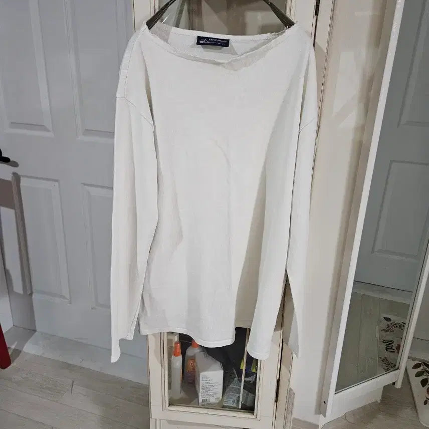 [BUNJANG] Saint James Long Sleeve White Shirt / 세인트제임스 롱슬리브 흰색