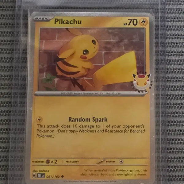 [BUNJANG] Pokemon TCG Pikachu Promo Card F051-162 / 포켓몬카드 PROMOTEF051-162 피카츄