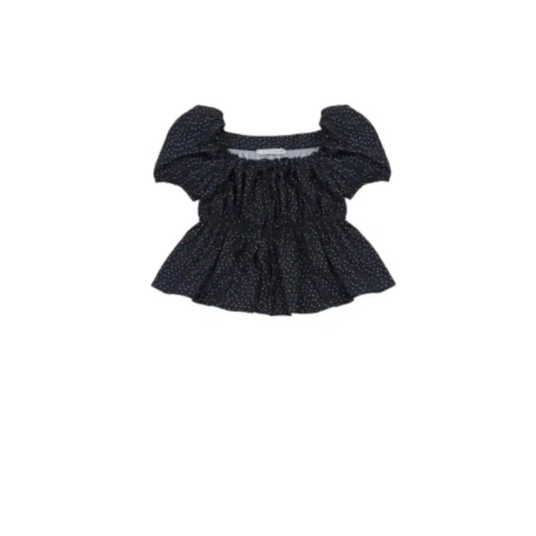 [BUNJANG] Lazy Society Dot Blouse / 레이지샵 alley 엘리 도트 블라우스