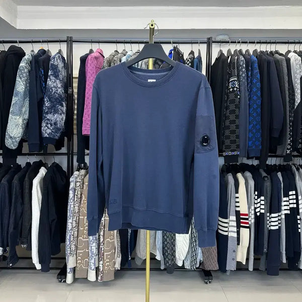 [BUNJANG] CP Company Nylon Lens Sweatshirt Navy L / (백화점판)(L) CP컴퍼니 나일론 렌즈 맨투맨 네이비