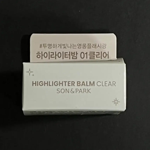 [BUNJANG] Son & Park Artist Spread Highlighter Balm 01 Clear New / 다이소 손앤박 아티스프레드 하이라이터밤 01 클리어 새상품