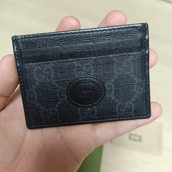 [BUNJANG] Gucci Black Supreme Card Case Money Clip / (정품)구찌 카드 케이스 머니 클립 블랙 슈프림 카드지갑 풀구성