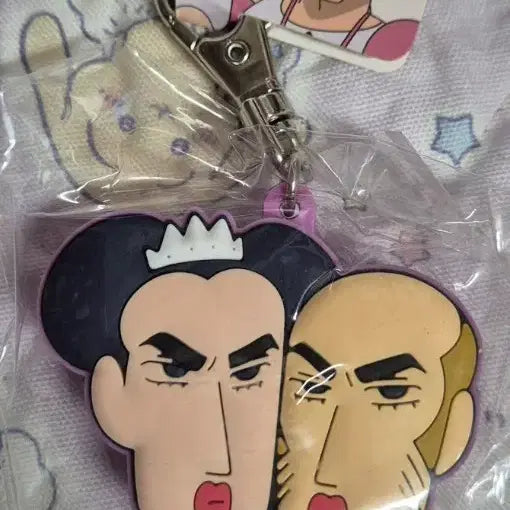 [BUNJANG] Crayon Shin-chan Handerrland Macao & Joma Witch Lil' Pass Keychain / 짱구는 못말려 핸더랜드 마카오&조마 중성마녀 릴 패스 키링