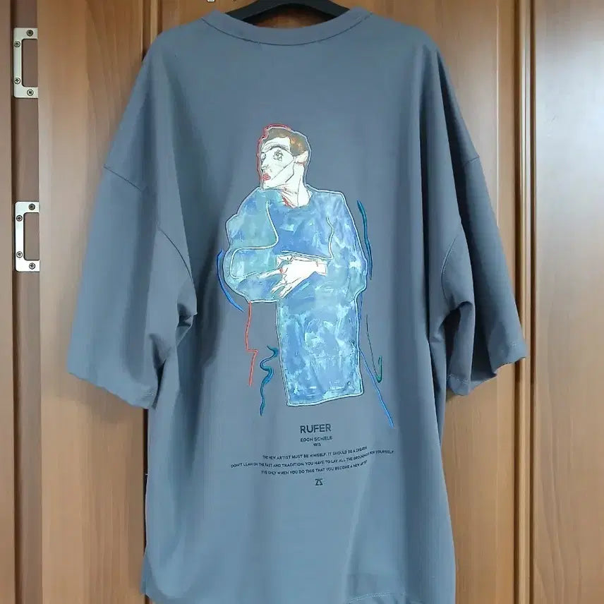 [BUNJANG] ZIOZIA Men's Oversized Fit Short Sleeve T-Shirt (Size 100-105) / 지오송지오 남성 오버핏 반팔 티셔츠 100~105