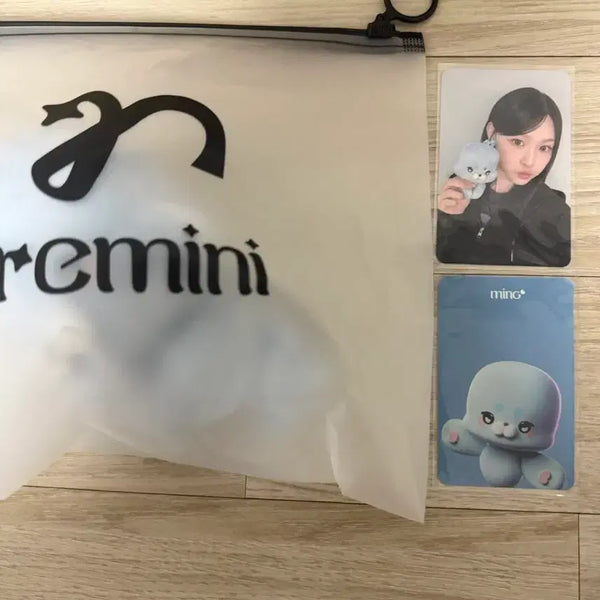 [BUNJANG] Lemini Ming Plush Doll Photocard / 새상품) Lemini 밍 포카 봉제인형