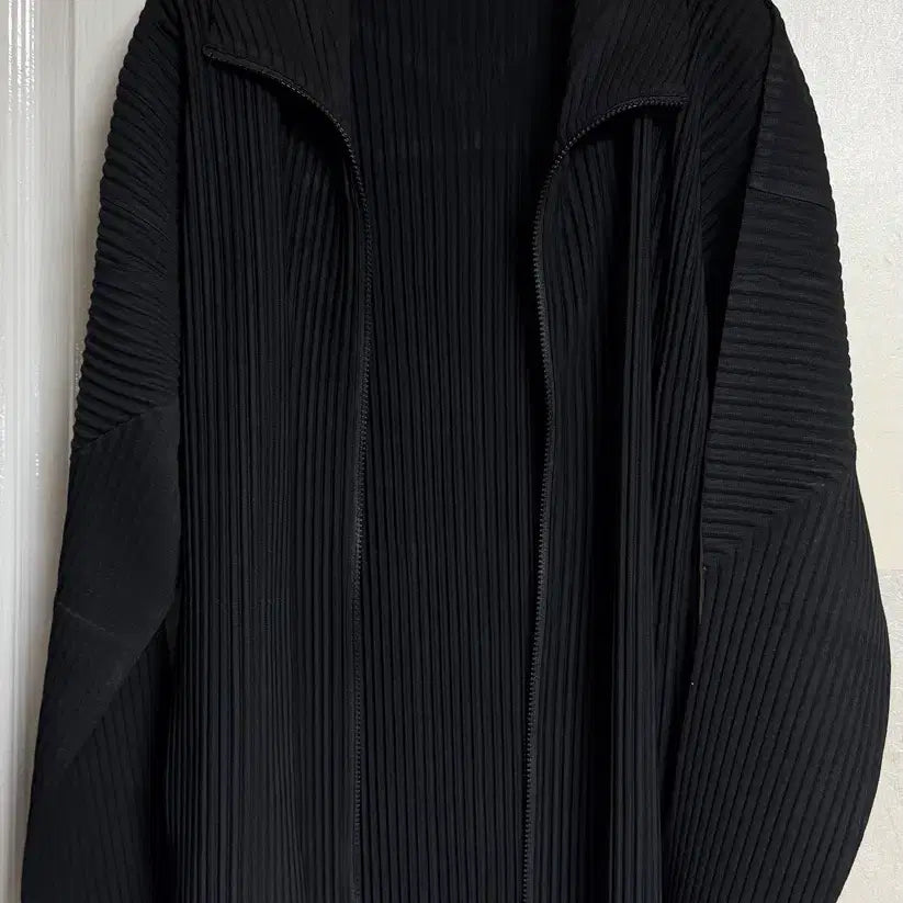 [BUNJANG] Homme Plissé Issey Miyake Basic High Neck Zip-Up Black Size 4 / 옴므플리세 베이직 하이넥 집업 블랙 4