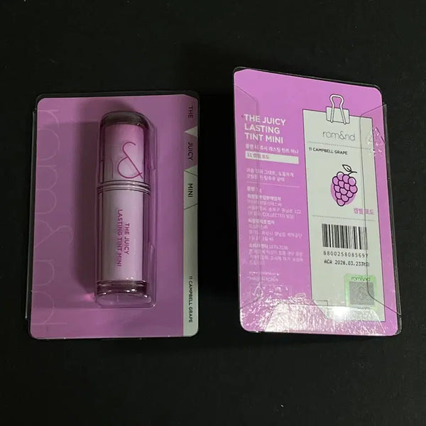[BUNJANG] Rom&nd Juicy Lasting Tint Mini No. 11 Campbell Grape New / 롬앤 더 쥬시 래스팅 틴트 미니 11 캠벨 포도 새상품