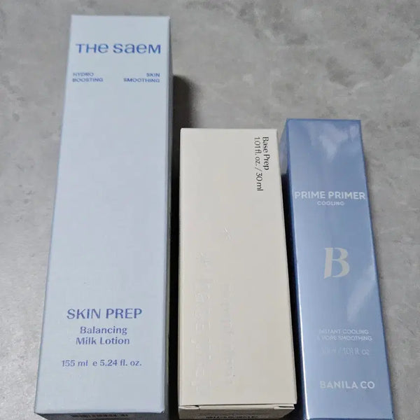 [BUNJANG] The Saem, Banila Co, Etude Skincare Primer Bundle / [새상품 화장품정리 화장품일괄] 더샘, 바닐라코, 에뛰드 프랩렙 프라이머