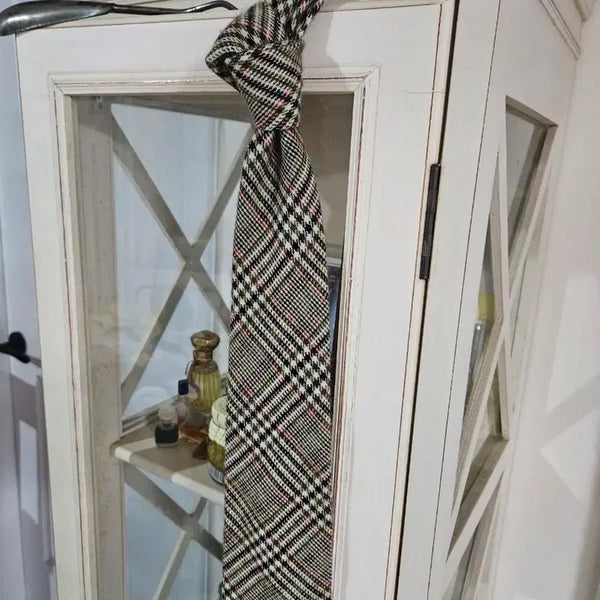 [BUNJANG] Italy Check Pattern Necktie / 이태리 체크 패턴 넥타이