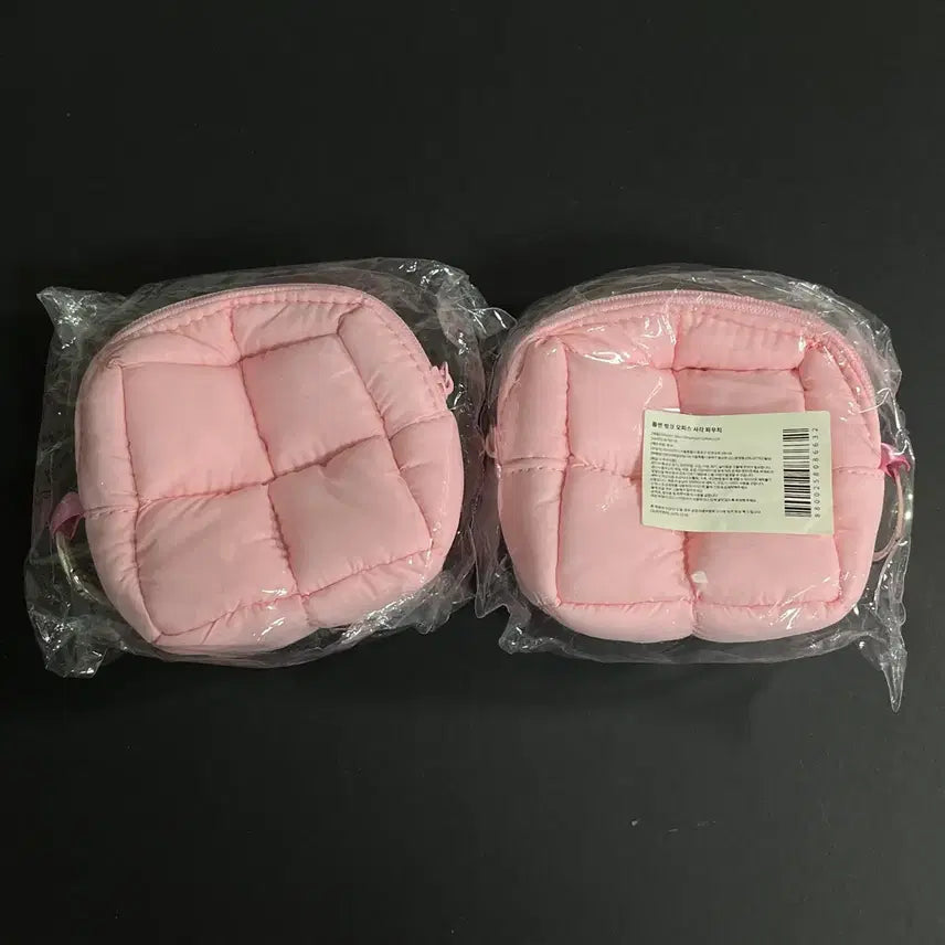 [BUNJANG] Rom&nd Pink Office Square Pouch / 롬앤 핑크 오피스 사각 파우치 새상품