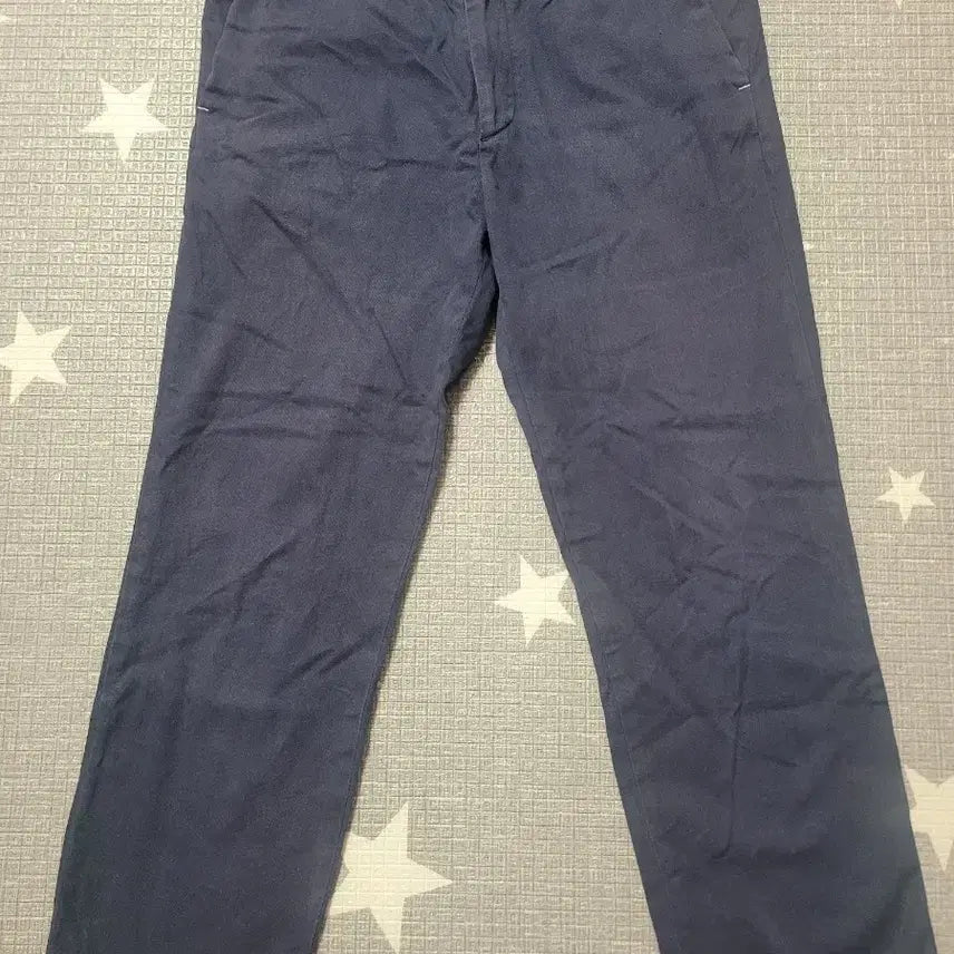 [BUNJANG] BKKCKT Navy Cotton Pants (L) / 네이비 면바지 남자 바지