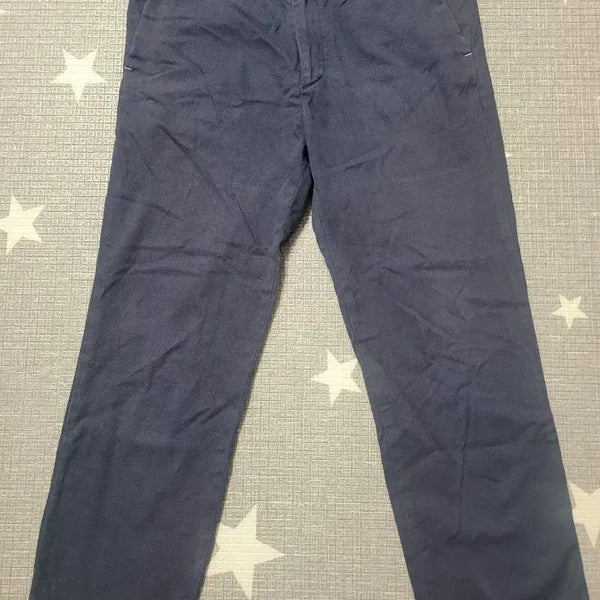 [BUNJANG] BKKCKT Navy Cotton Pants (L) / 네이비 면바지 남자 바지