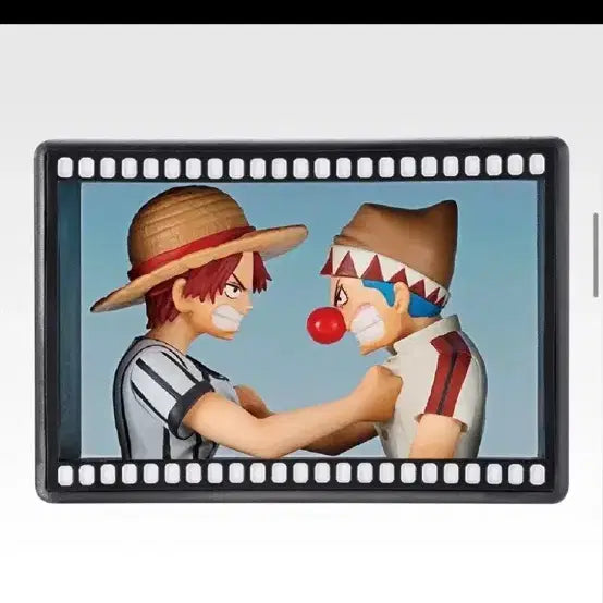 [BUNJANG] One Piece Red-Haired Pirates Shanks & Buggy Film Figure (Ichiban Kuji E Prize) / 원피스 제일복권 빨간머리해적단 샹크스 버기 필름 피규어 E상