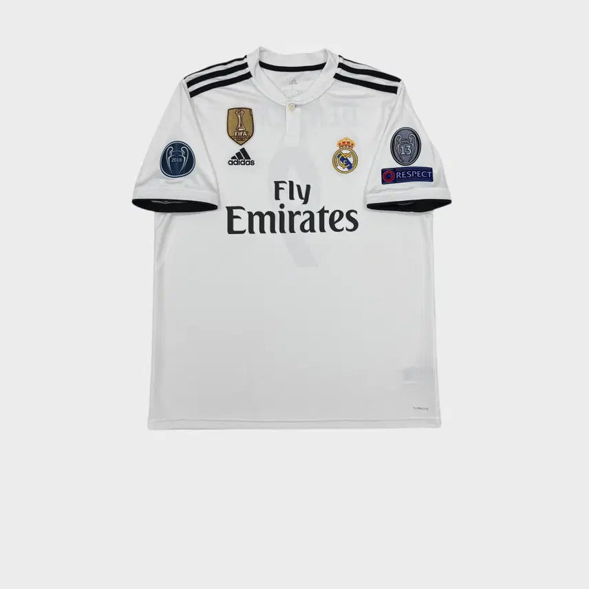 [BUNJANG] Real Madrid 2018-2019 Home Karim Benzema UCL Version Jersey (Adidas L) / 18-19 레알 마드리드 홈 No.9 카림 벤제마