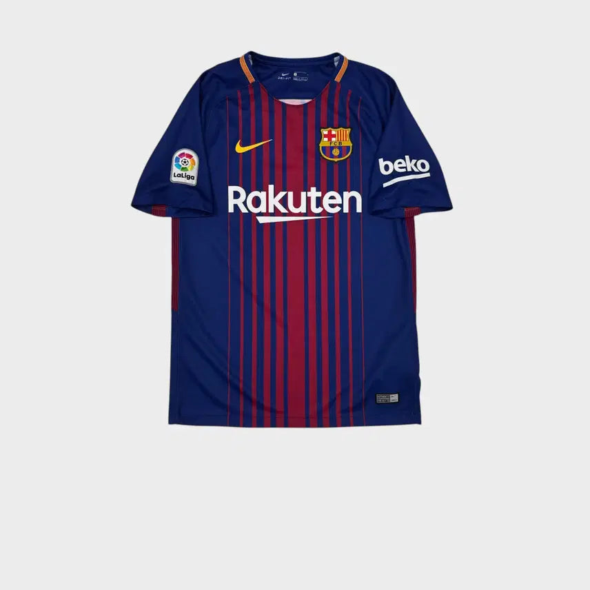 [BUNJANG] FC Barcelona 2017-18 Home Lionel Messi #10 League Jersey (Nike Size S) / 17-18 바르셀로나 홈 No.10 리오넬 메시
