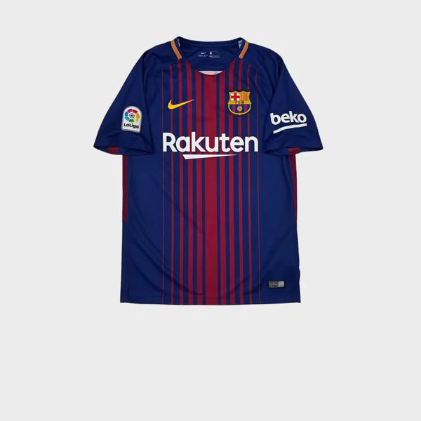 [BUNJANG] FC Barcelona 2017-18 Home Lionel Messi #10 League Jersey (Nike Size S) / 17-18 바르셀로나 홈 No.10 리오넬 메시
