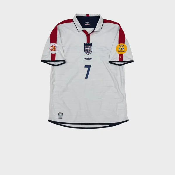 [BUNJANG] Umbro England 2003-2005 Home David Beckham #7 Euro Version Jersey / 03-05 잉글랜드 홈 No.7 데이비드 베컴