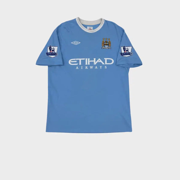 [BUNJANG] Manchester City 2009-2010 Home Robinho #10 League Jersey (Umbro Size 44) / 09-10 맨체스터 시티 홈 No.10 호비뉴