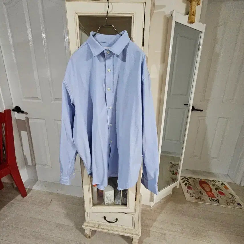 [BUNJANG] Sky Blue Shirt / 동대문 하늘색 셔츠