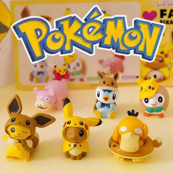 [BUNJANG] Pokemon Pikachu & Eevee Fan of Series Gachapon Set / [가챠 풀셋] 포켓몬 팬오브 피카츄&이브이 미개봉 6종 풀셋 일괄