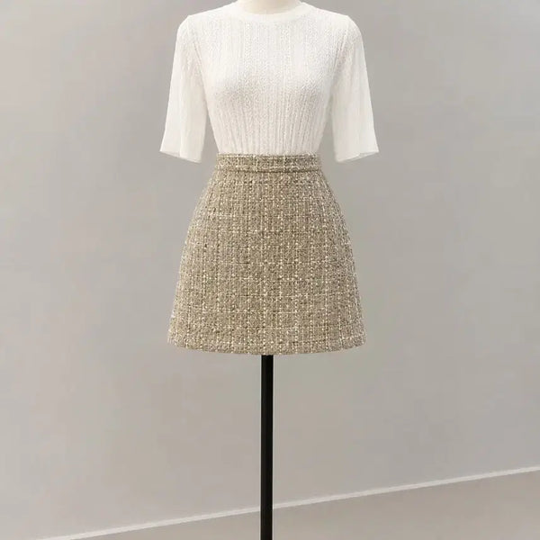 [BUNJANG] Coco M Sequin Mini Skirt (Size 44.5) / 수입의류 코코엠 스팽글 미니 스커트 (44반)