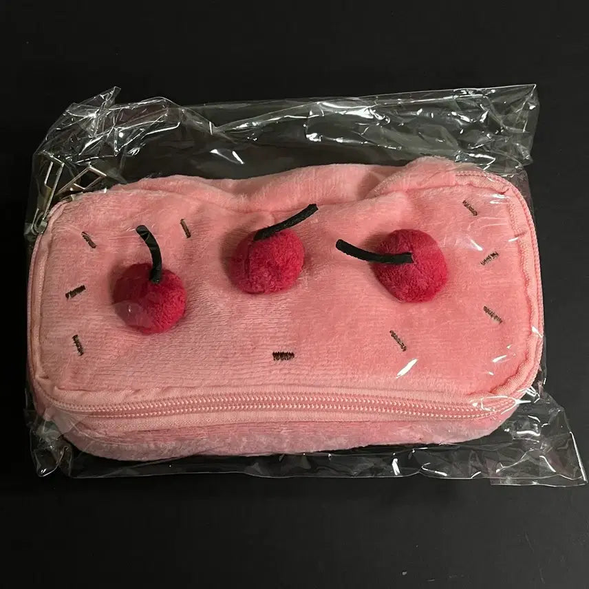 [BUNJANG] Cherry Cake Pencil Case Pouch / 체리케이크 필통 파우치 새상품