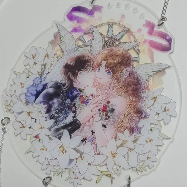 [BUNJANG] The Ugly Duchess Became a Villainess Webtoon Event Goods Sun Catcher / 못난이 공녀가 되었습니다 웹툰 이벤트 굿즈 만화 로판 로맨스 판타지
