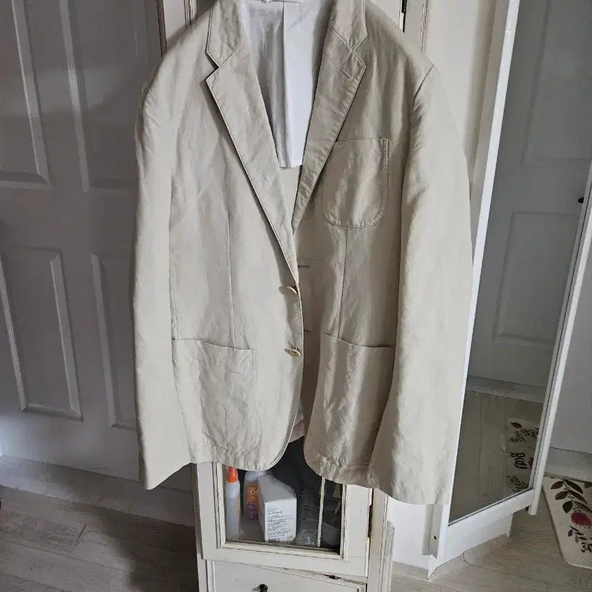 [BUNJANG] Margaret Howell Beige Single Jacket / 마가렛 호웰 베이지색 싱글 자켓