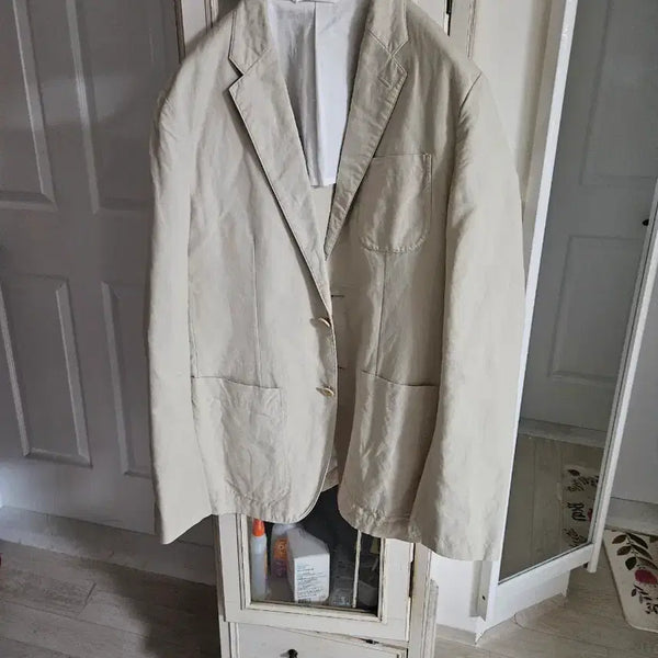 [BUNJANG] Margaret Howell Beige Single Jacket / 마가렛 호웰 베이지색 싱글 자켓