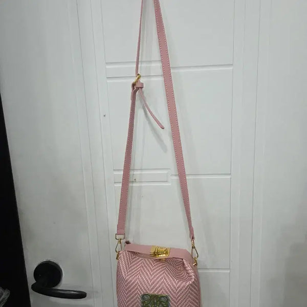 [BUNJANG] Loewe Style Pink Shoulder Bag / 로에베스타일 핑크가방 팔아요