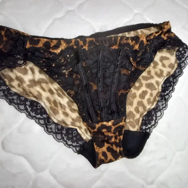 [BUNJANG] Aimefeel Leopard Lace Panty / 애머필 호피 레이스 팬티 aimefeel 중고