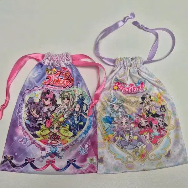 [BUNJANG] Pretty Cure Pretty Store Limited Pouch Bundle / 명탐정 프리큐어 / 너와 아이돌 프리큐어 프리티스토어 한정 파우치 일괄 탐프리 키미프리