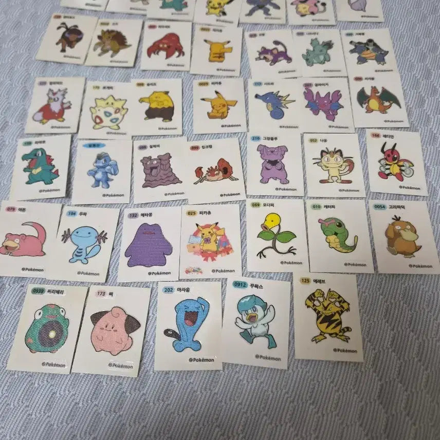 [BUNJANG] Pokemon Stickers Bundle Set / 포켓몬 카드 일괄 띠부씰