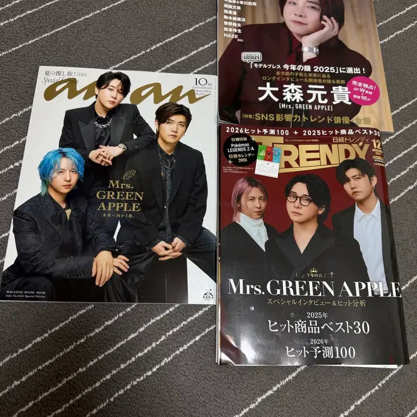 [BUNJANG] Mrs. GREEN APPLE Magazine Bundle Set / 미세스그린애플 잡지 일괄판매