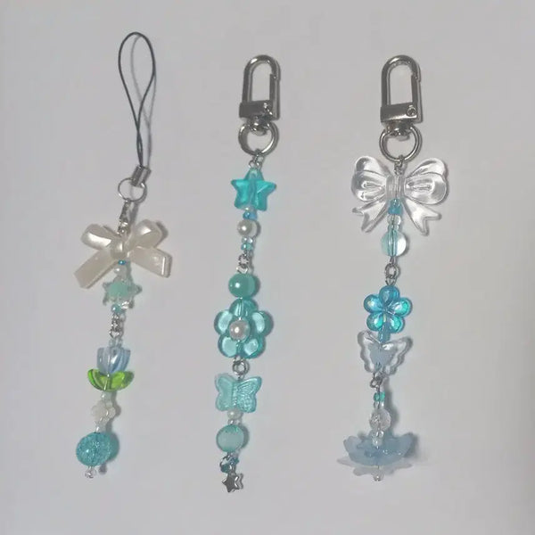 [BUNJANG] Summer Concept Beaded Keychain / 여름 컨셉 비즈 키링