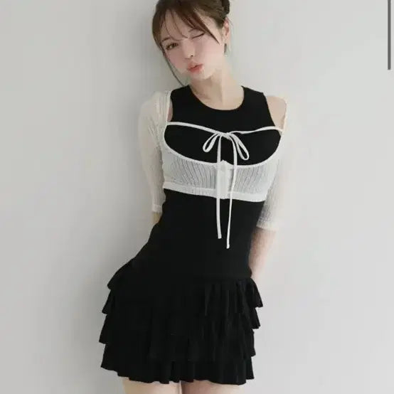 [BUNJANG] And Marry Dress with Cardigan / 앤드마리 원피스 팝니당 ( 스나계