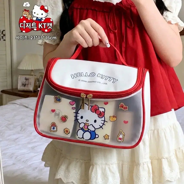 [BUNJANG] Hello Kitty Waterproof Pouch Bag / 키티 파우치 가방 파우치백 방수백 방수가방 키티 가방
