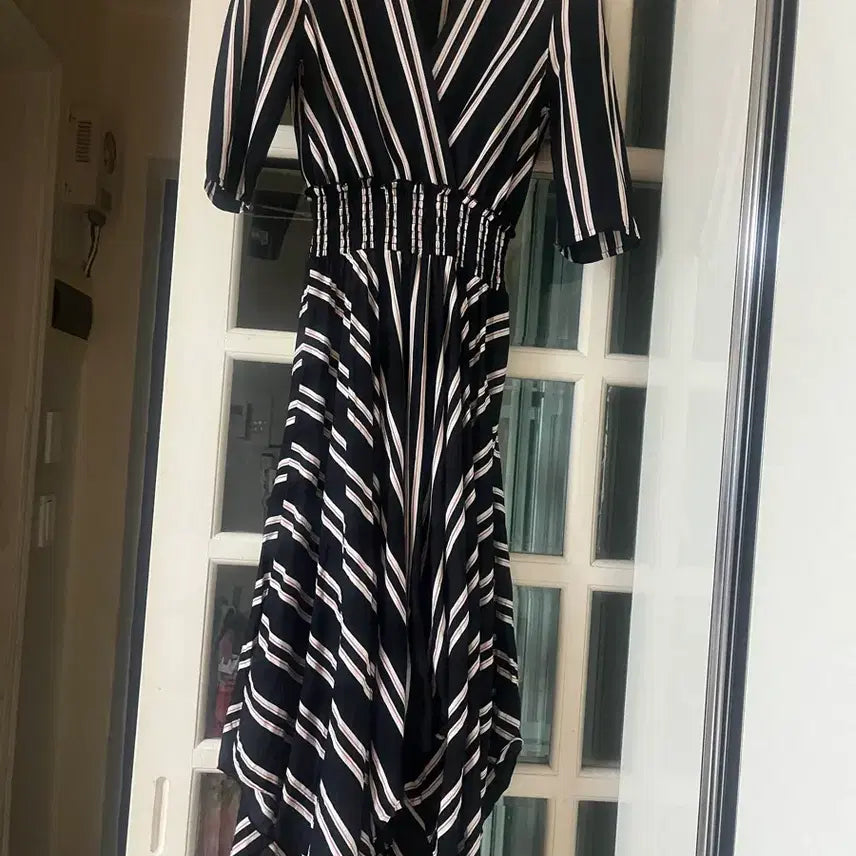 [BUNJANG] Maje Striped Long Dress Size 1 (55) / 마쥬 스트라이프 원피스 1(55)